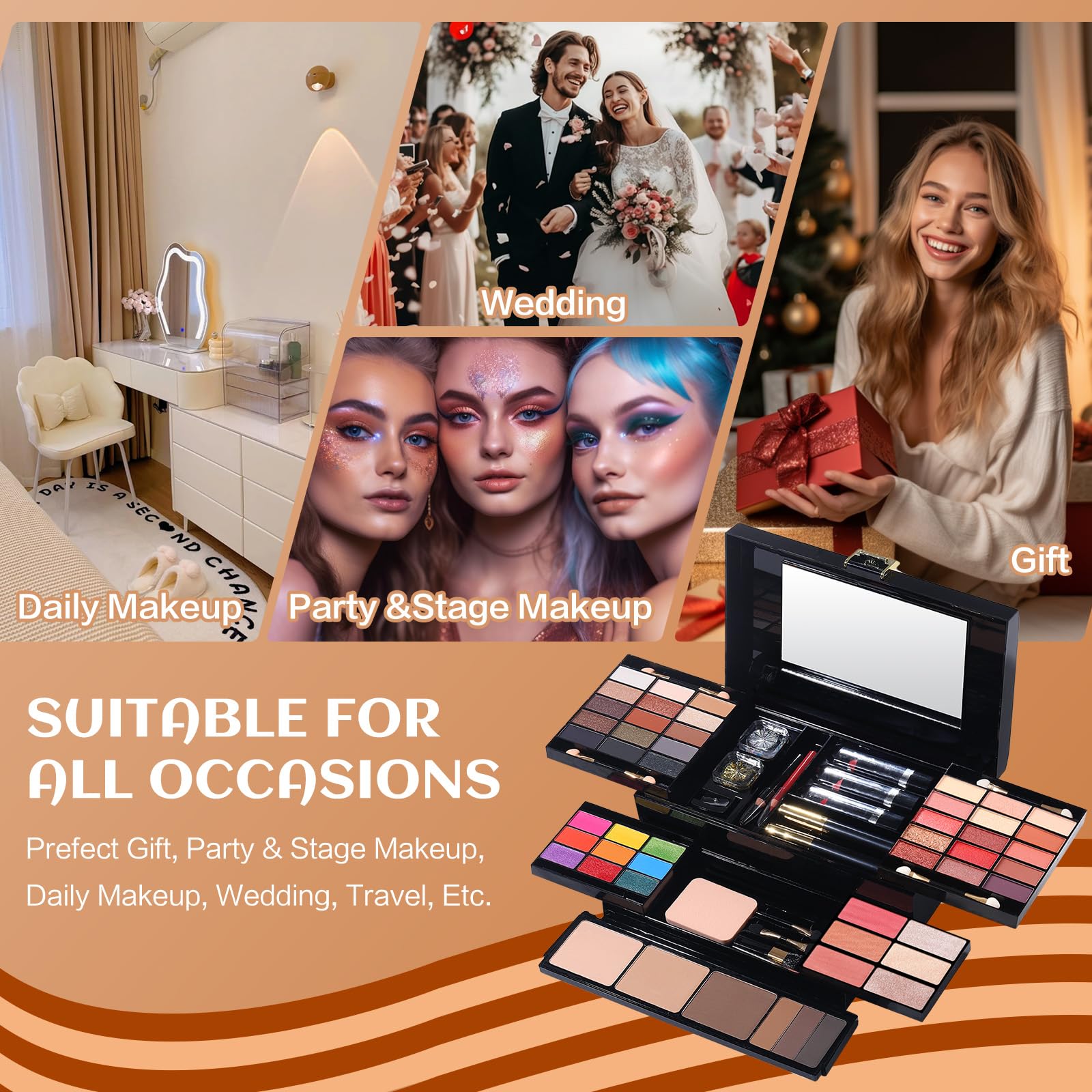 Morneca travel-friendly makeup kit fits in compact bags
