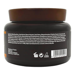 Moroccan Gold Series Treatment Mask jar close-up showing rich keratin for repair
