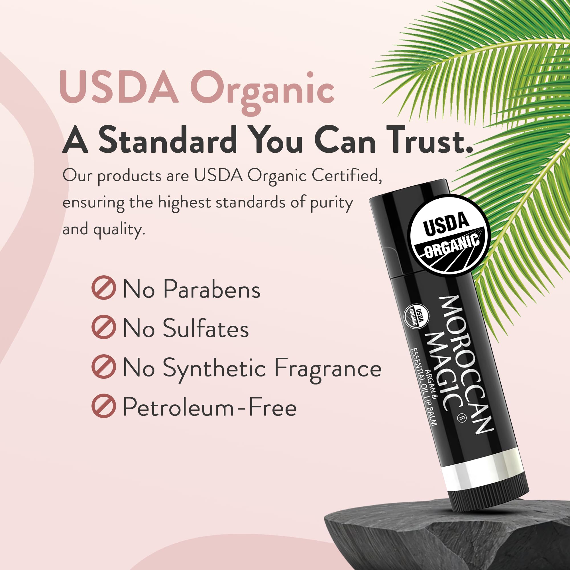 Moroccan Magic Lip Balm Lemon Thyme – citrus aroma and everyday lip protection.