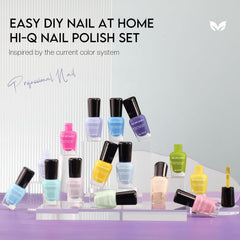 Morovan air-dry nail polish collection highlighting fast dry time
