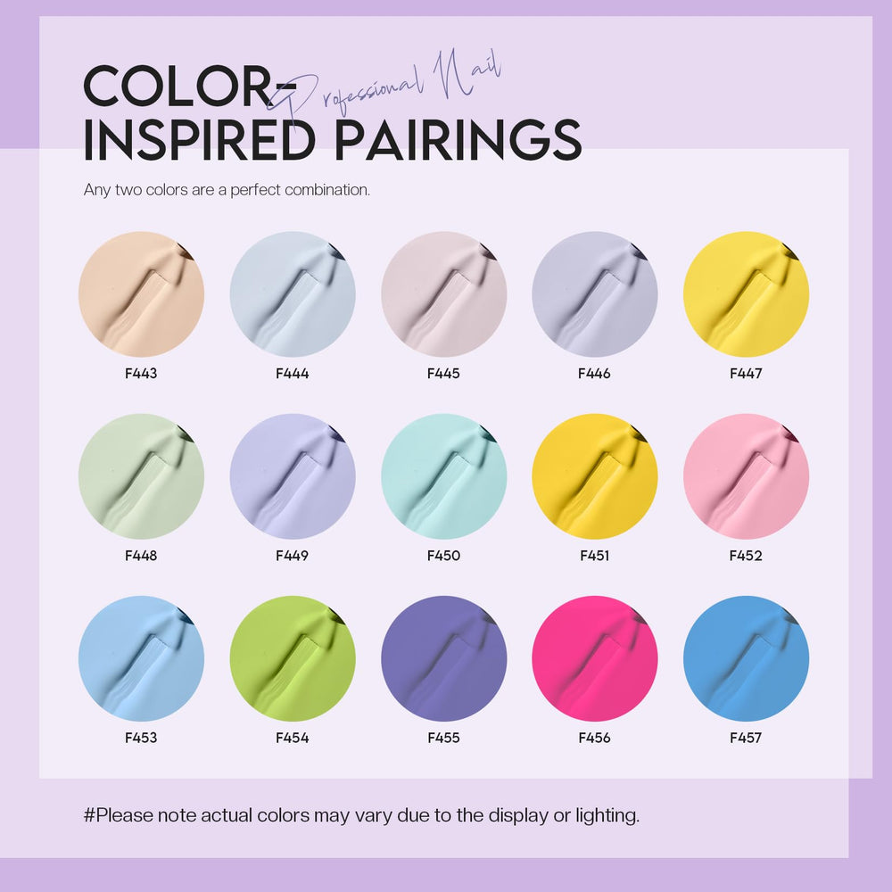 Morovan gift-ready packaging for pastel nail polish set