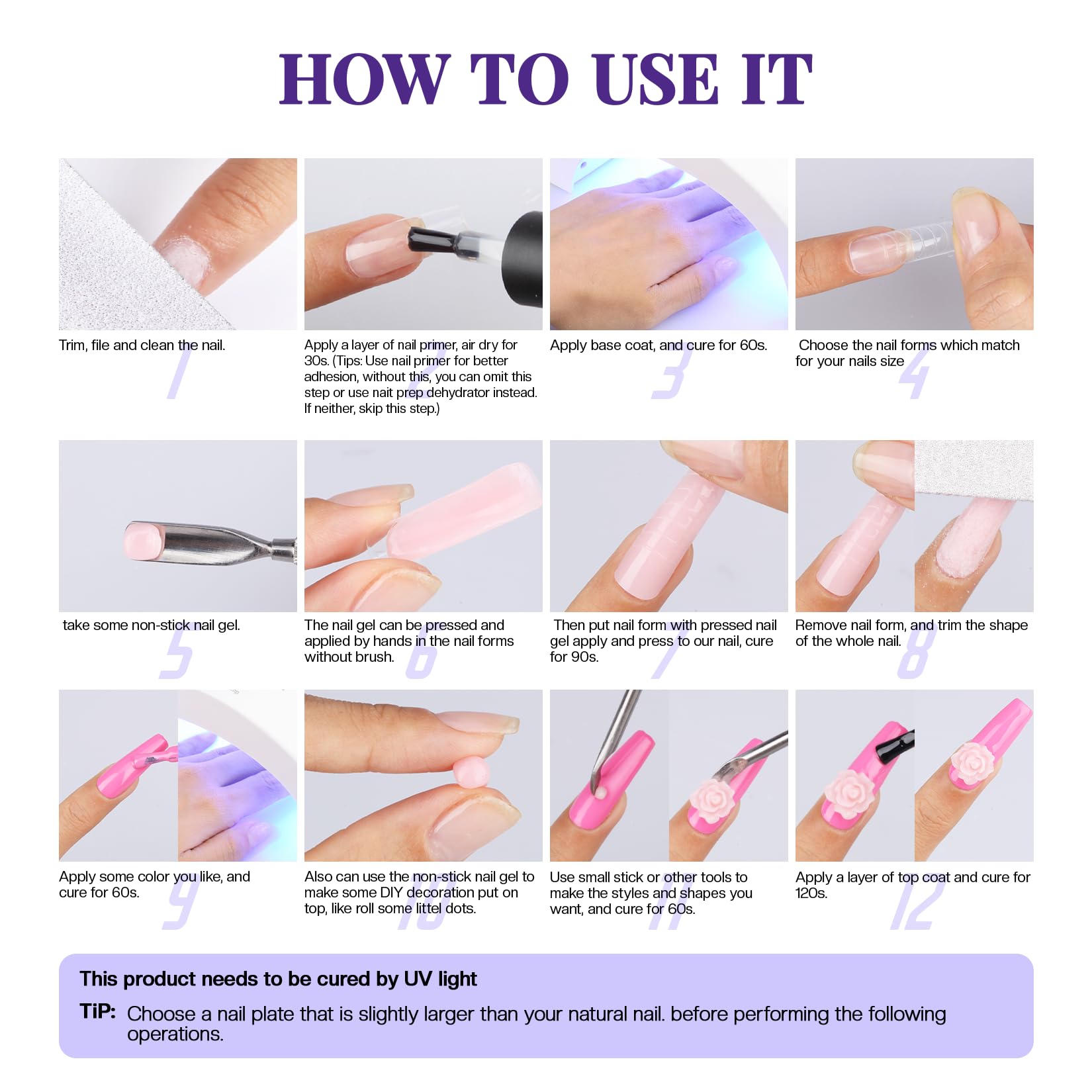 Morovan long-lasting gloss after cure on nails illustrates durable finish