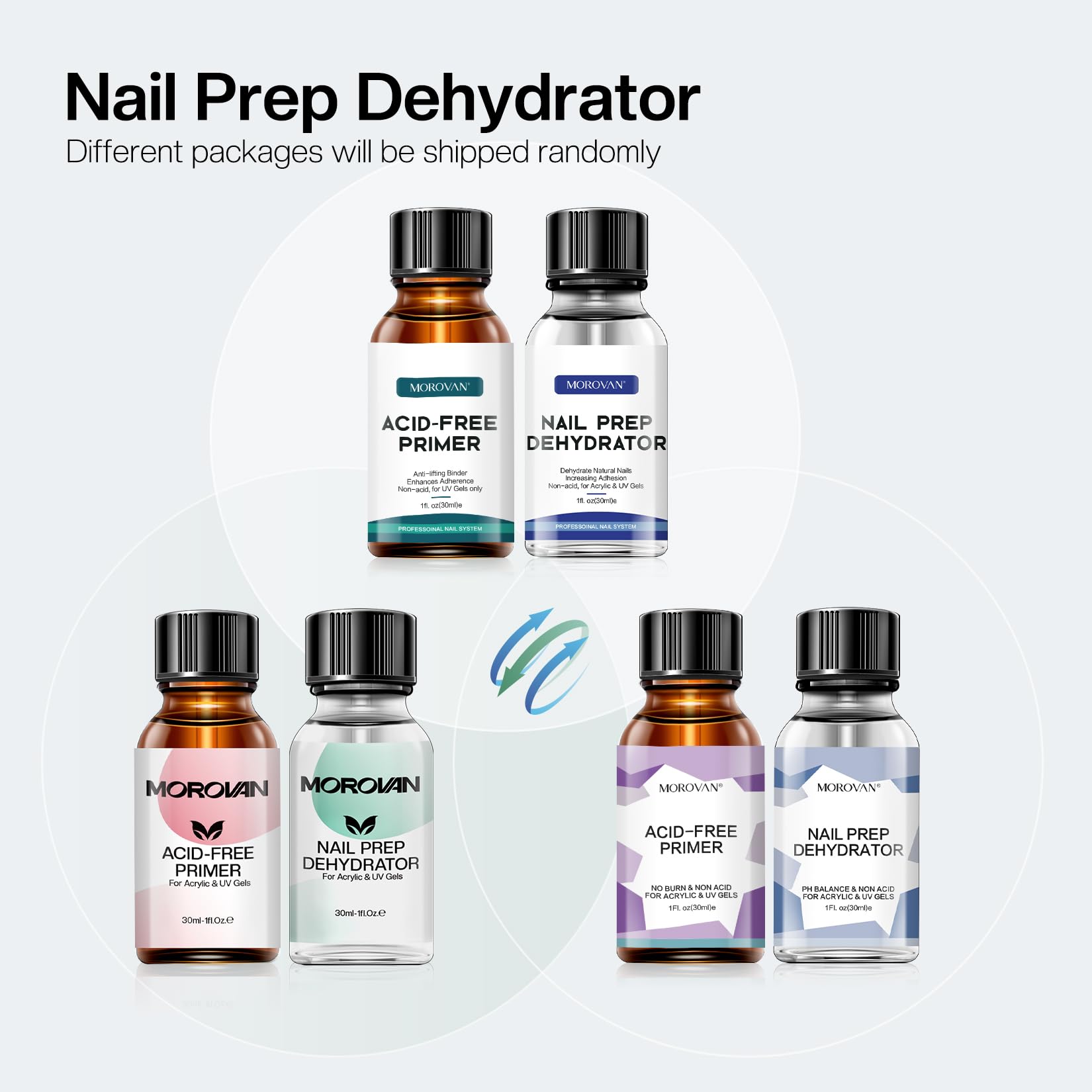 Morovan mobile nail salon kit ready for on-the-go use