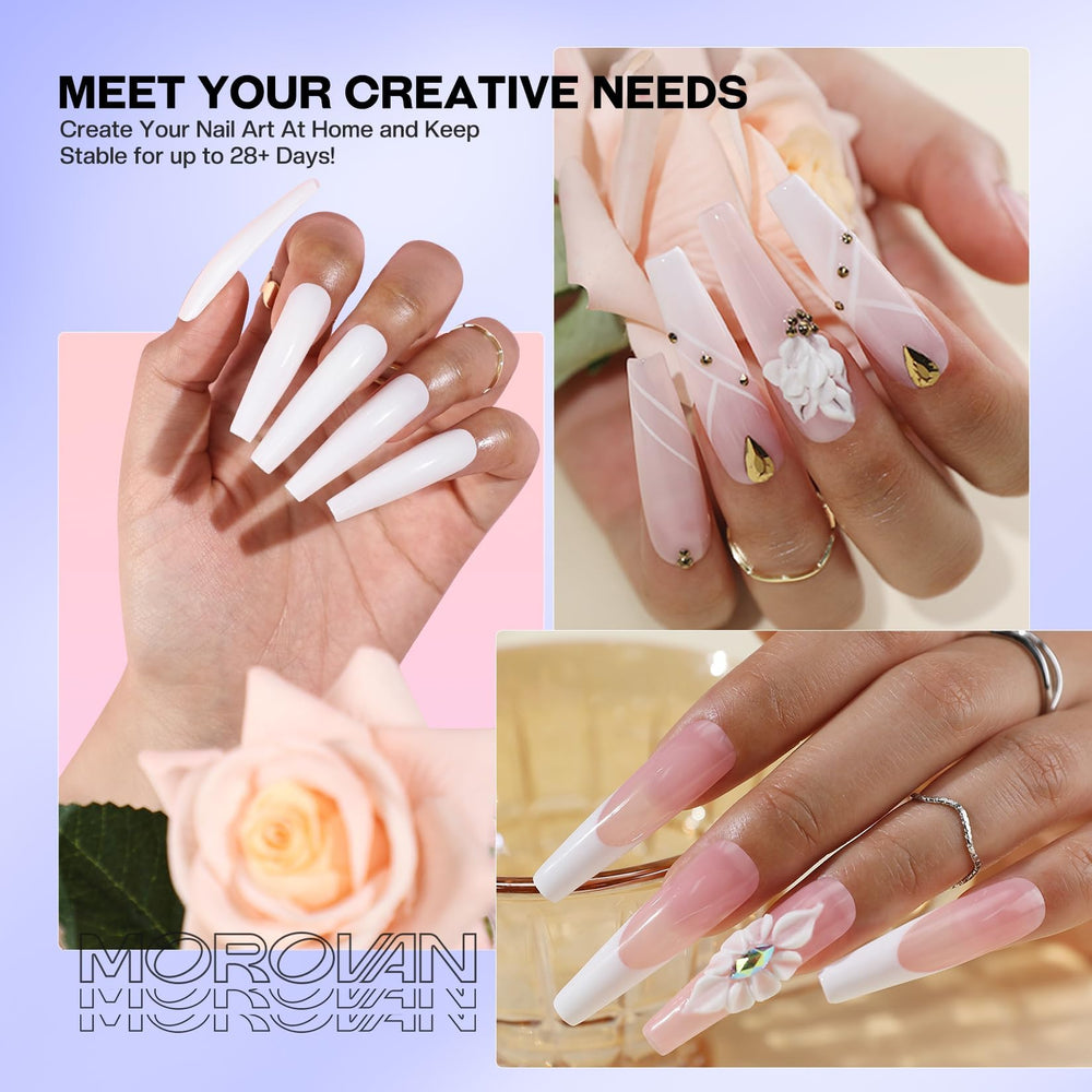Morovan nail liquid aroma with lower odor during use.
