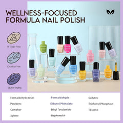 Morovan nail polish application on nails showing smooth coverage