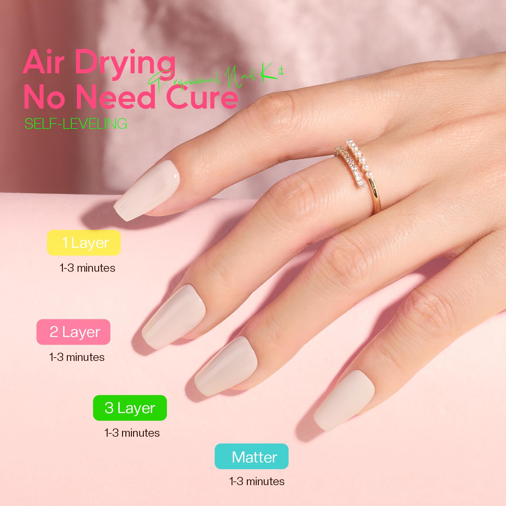Morovan fast-drying polish accelerates manicures for busy mornings.