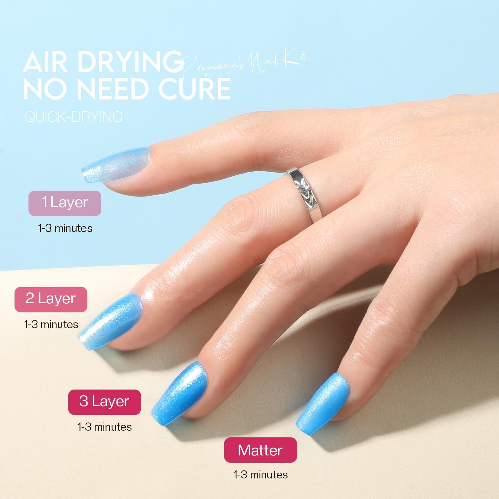 Morovan Nail Polish Set easy-application for quick color switches.