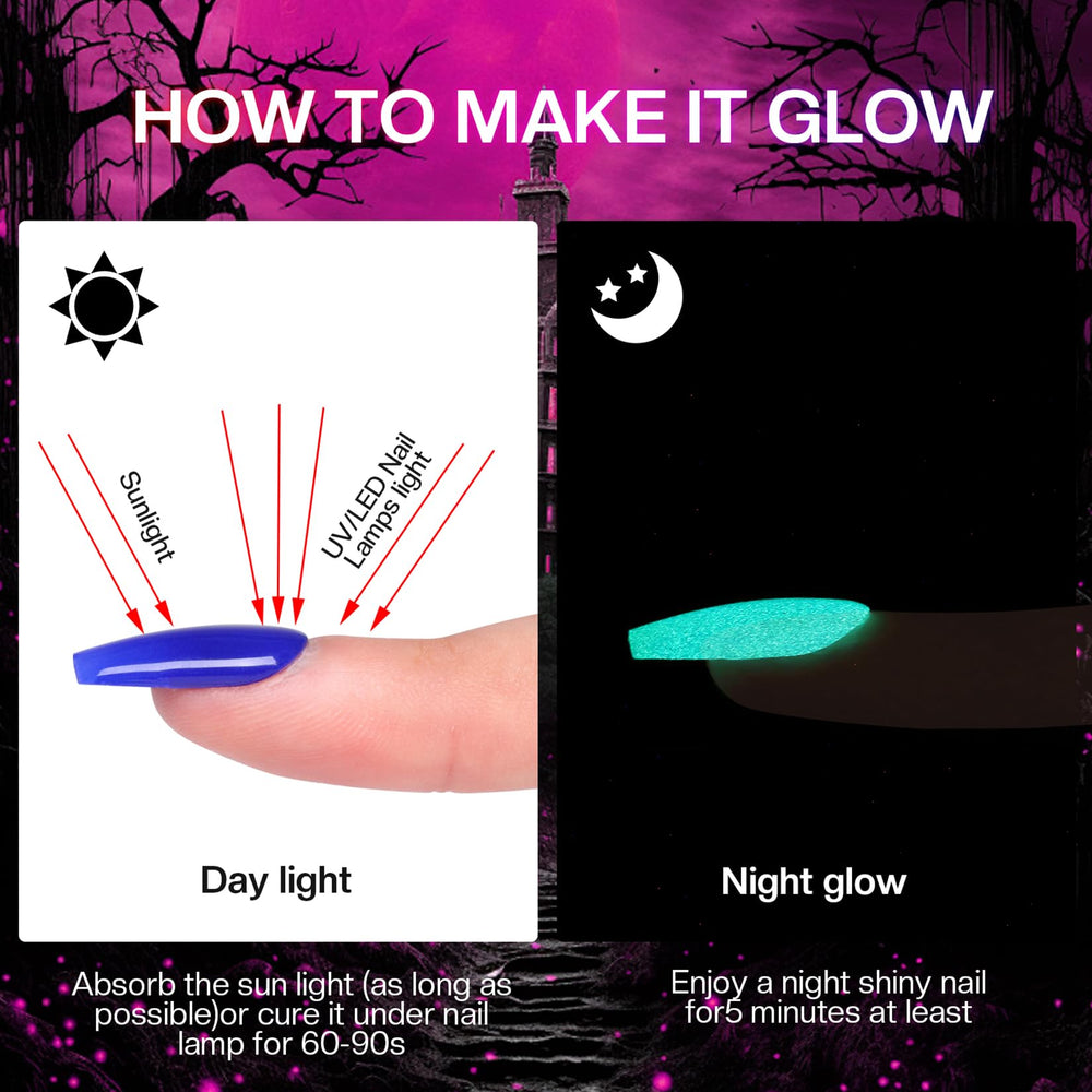 Morovan Neon Nail Polish Set holiday-gift visuals suggesting gift-ready packaging.