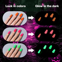 Morovan Neon Nail Polish Set long-lasting finish lasts about three weeks with proper prep.