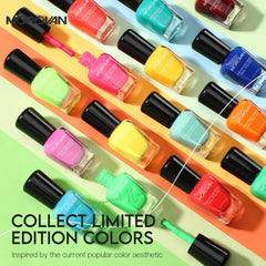 Morovan neon palette swatches demonstrate easy color switching for versatile styles.