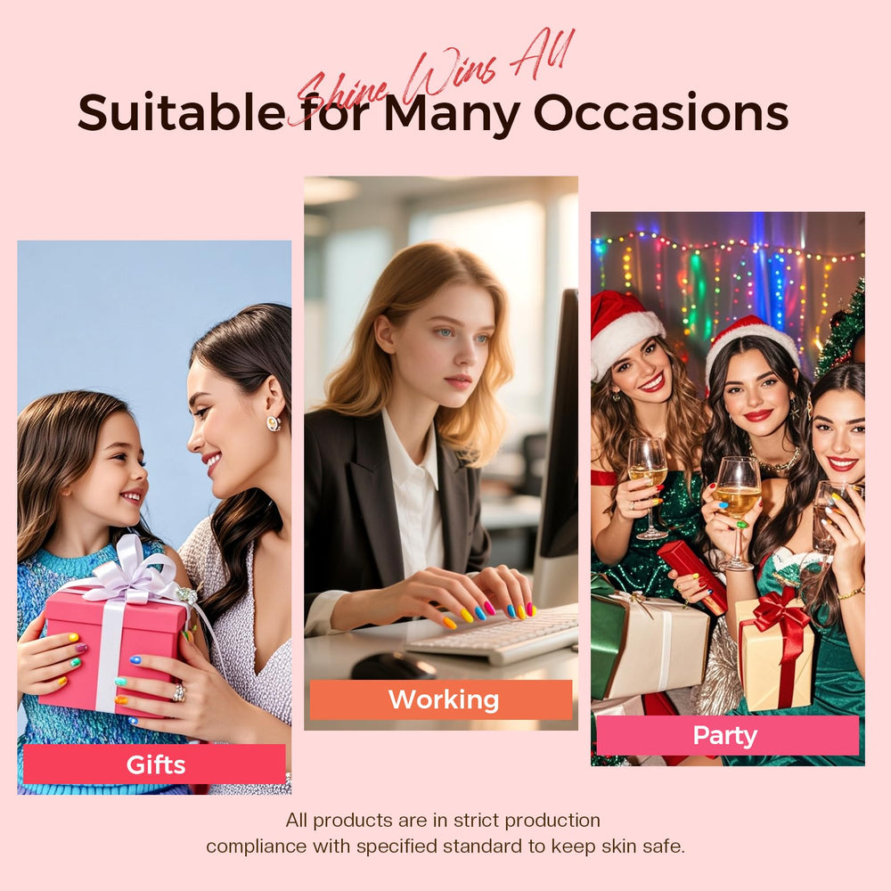 Morovan Rose Nail Polish Set gift-ready packaging appeals to seasonal gifting.