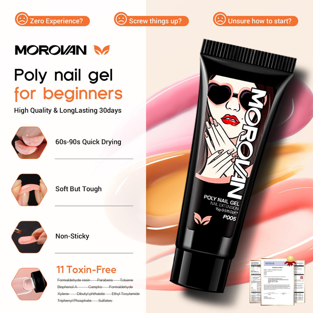 Morovan slip solution bottle ready for smooth gel application and shaping