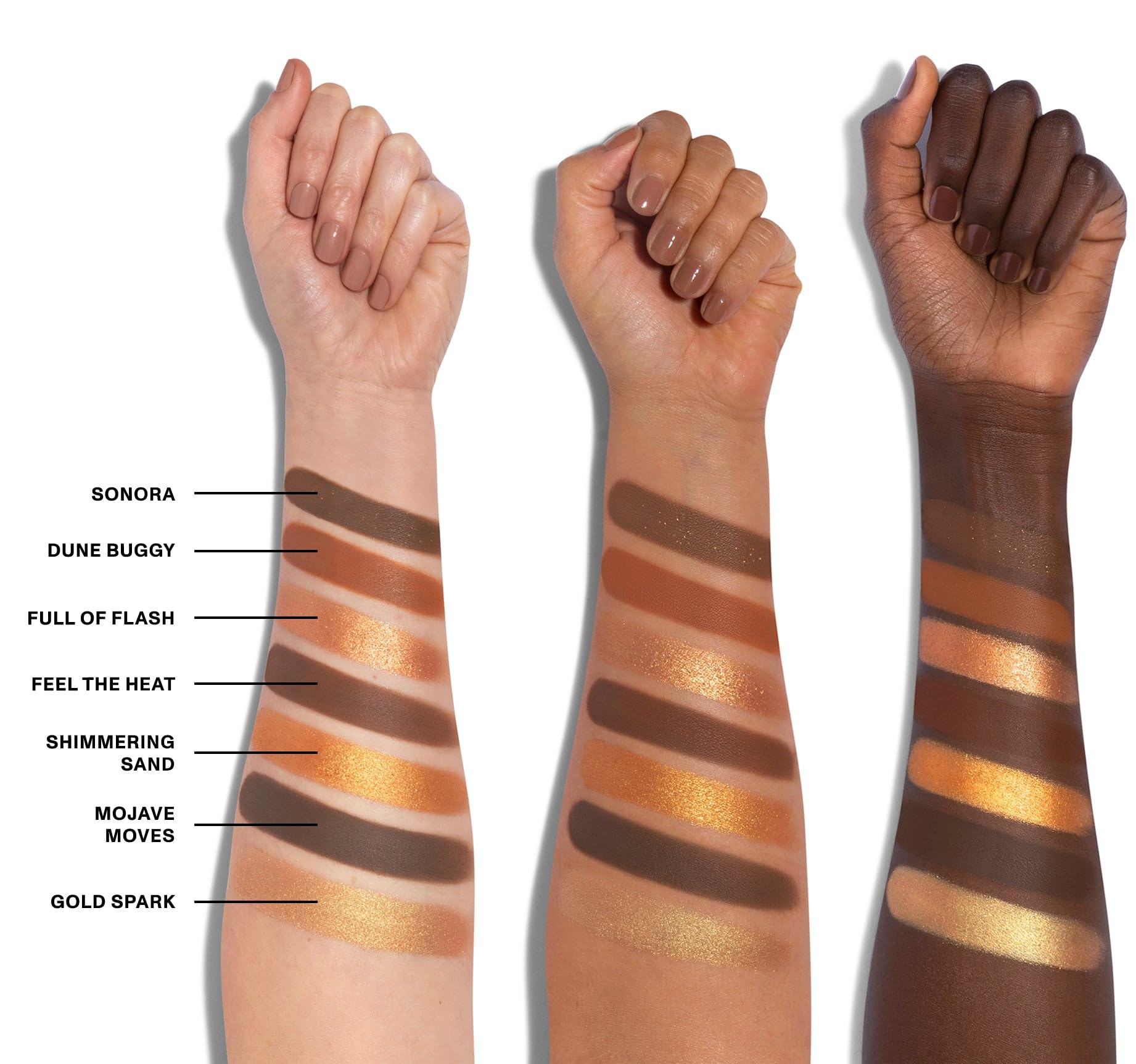 MORPHE 35U Desert Artistry palette matte neutrals row for easy everyday blending
