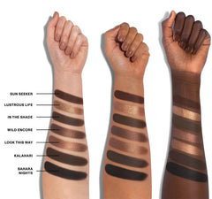 MORPHE 35U Desert Artistry palette swatches spread illustrating buildable color options