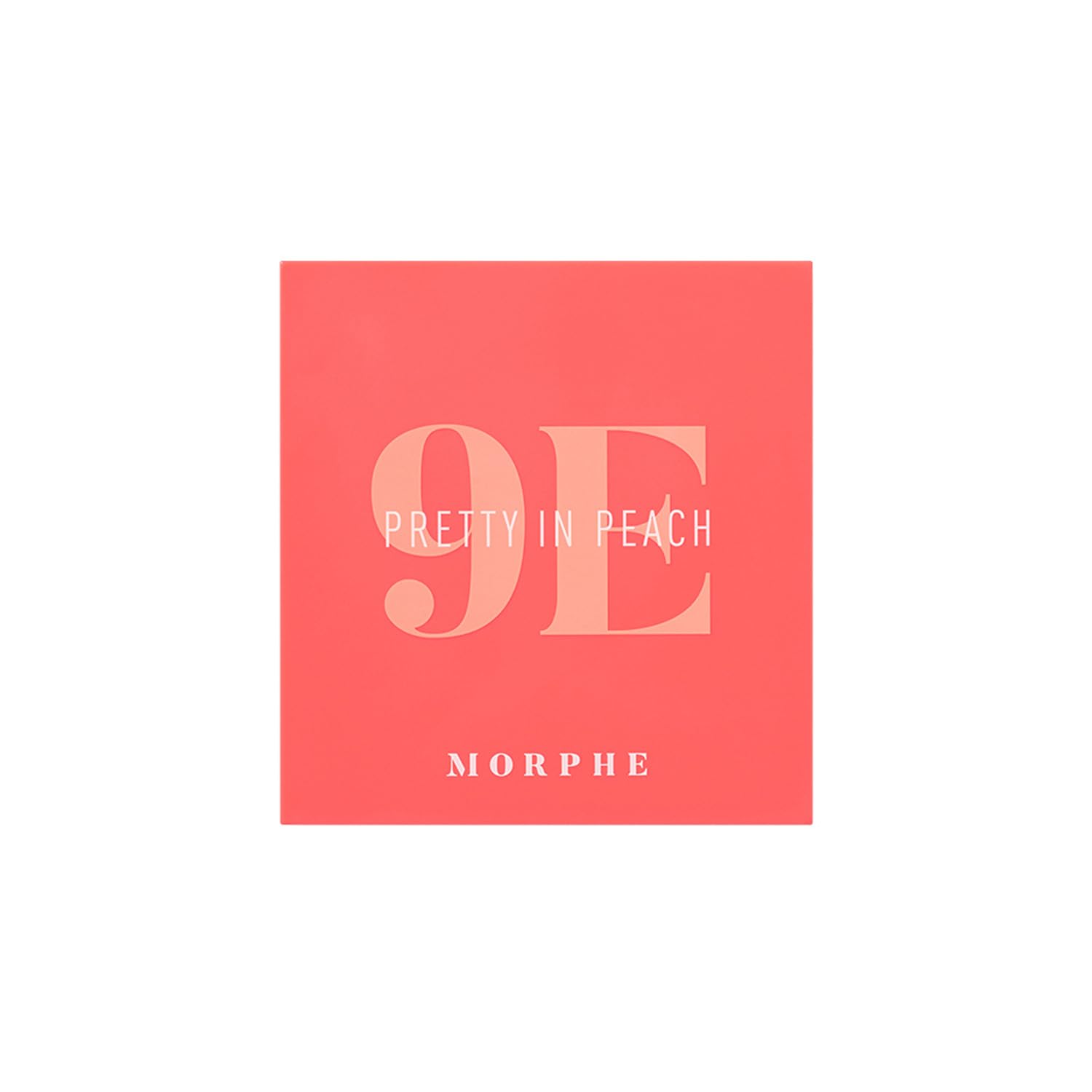 Morphe 9E Pretty In Peach palette packaging highlighting compact design and portability
