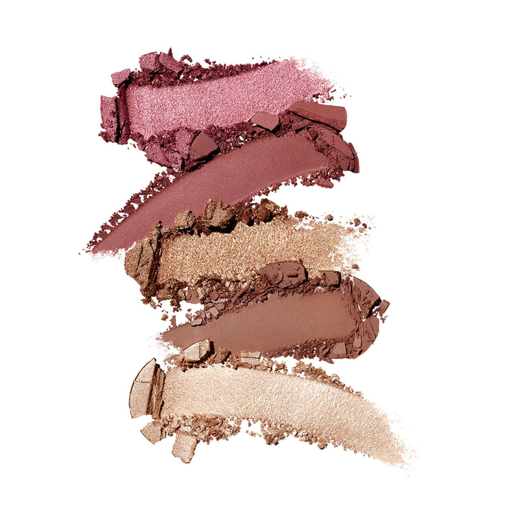 Morphe 9G Sunrise Glow swatches display rich pigments for buildable color payoff.