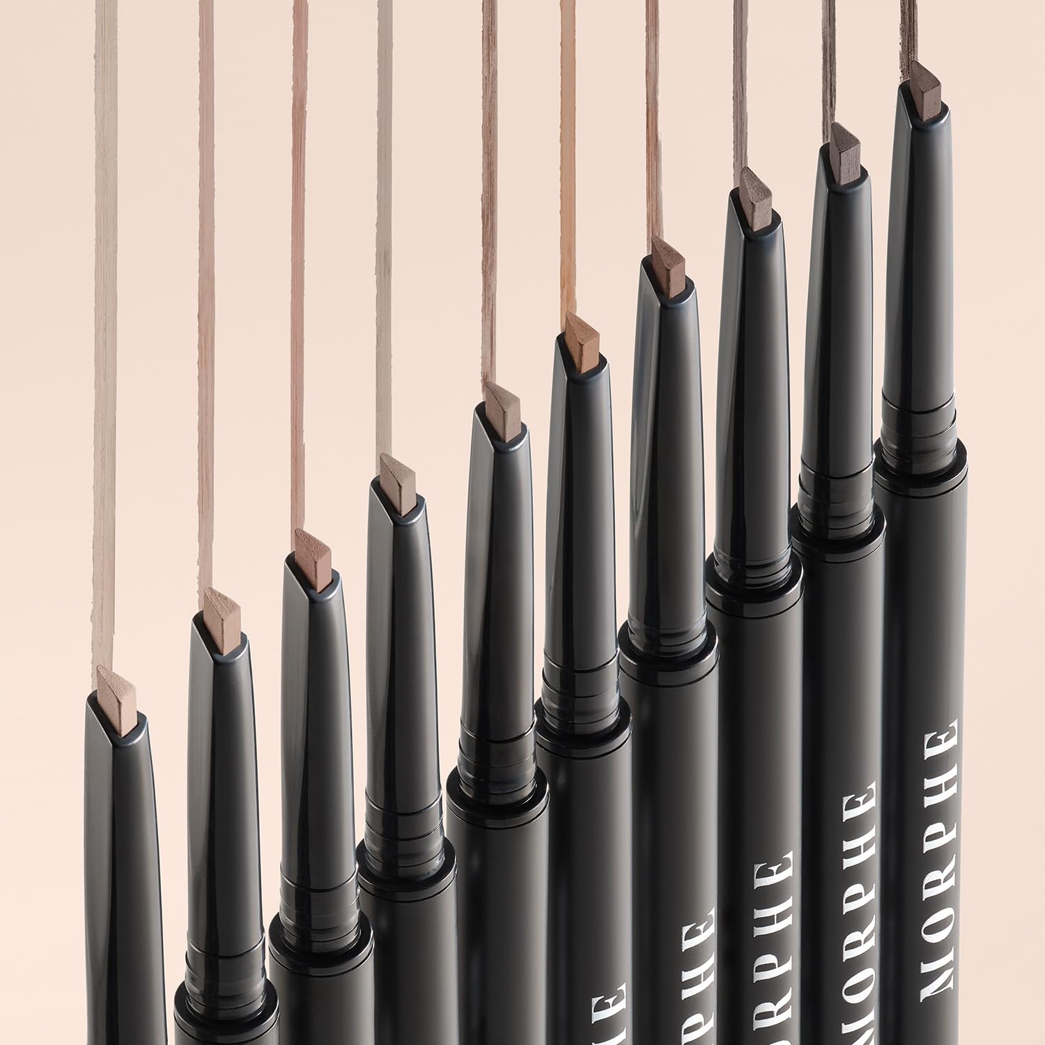 Morphe Definer brow before-after demonstrates natural, refined finish.