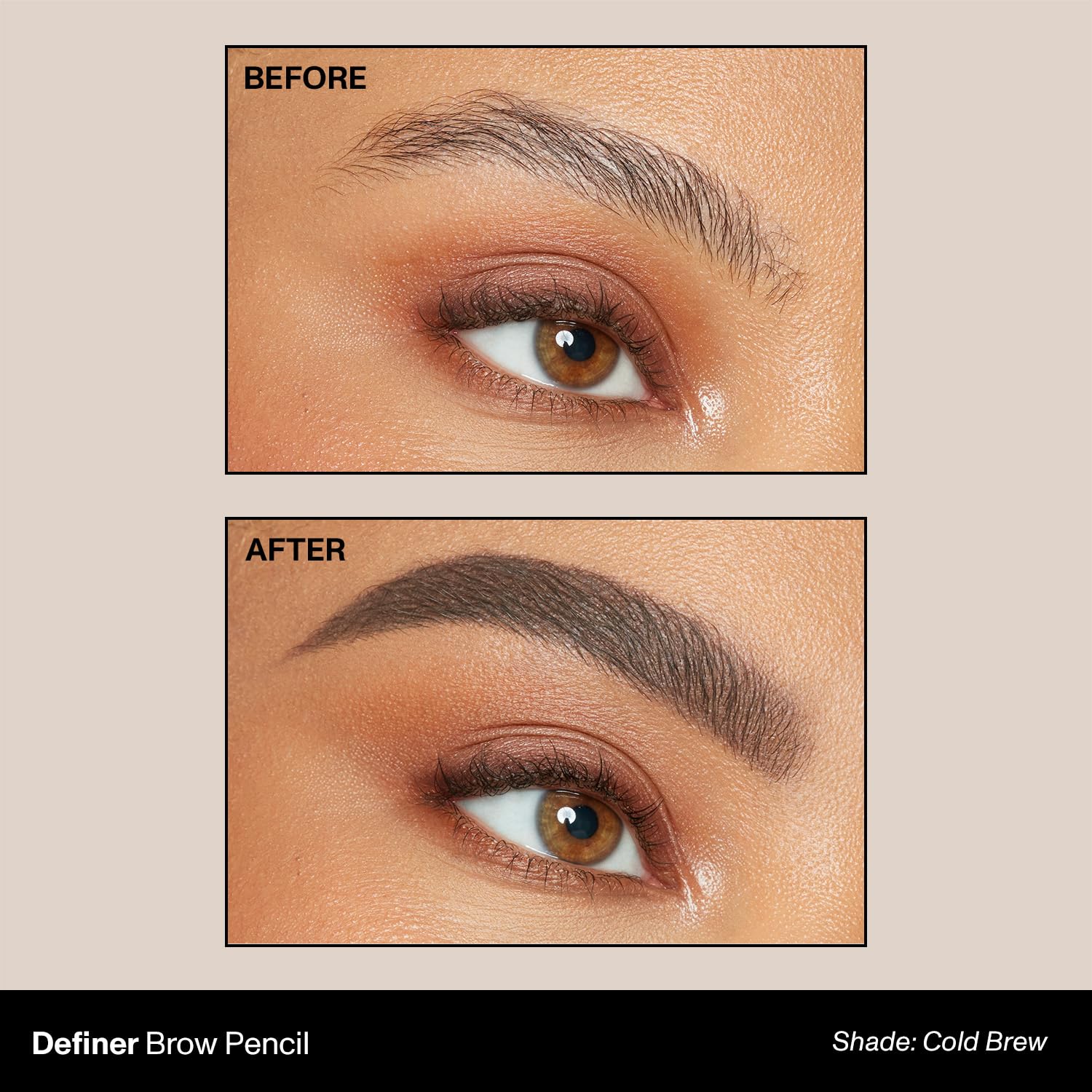 MORPHE Definer brow spoolie blending brush helps seamless brow smoothing.