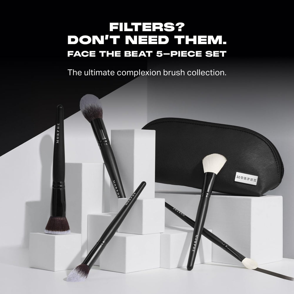 Morphe Face The Beat powder bluff brush for precise powder placement