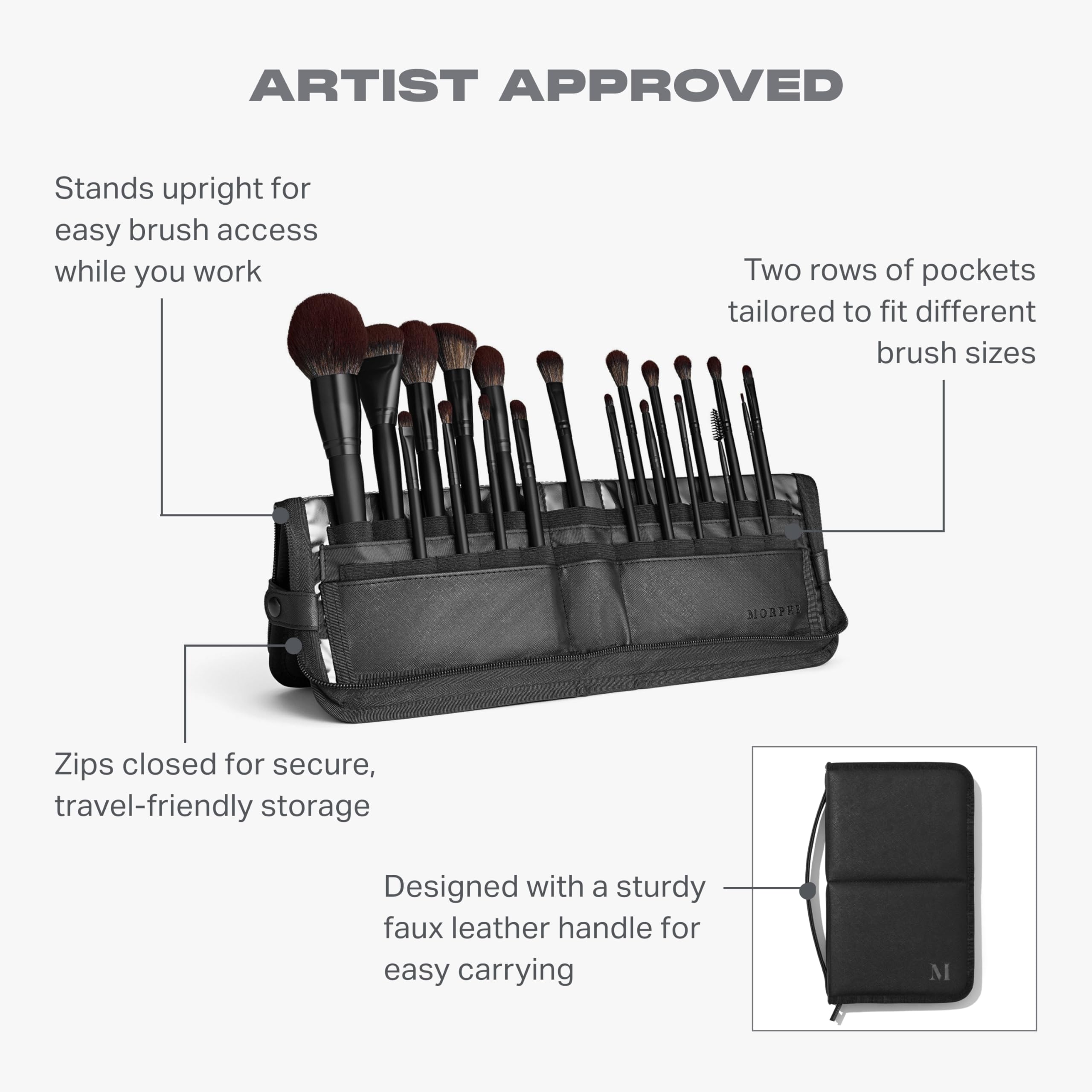 MORPHE MUA Life eye brushes collection for precise eye looks.