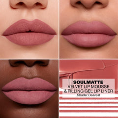 Morphe Soulmatte smudge-proof finish stays put for all-day wear.