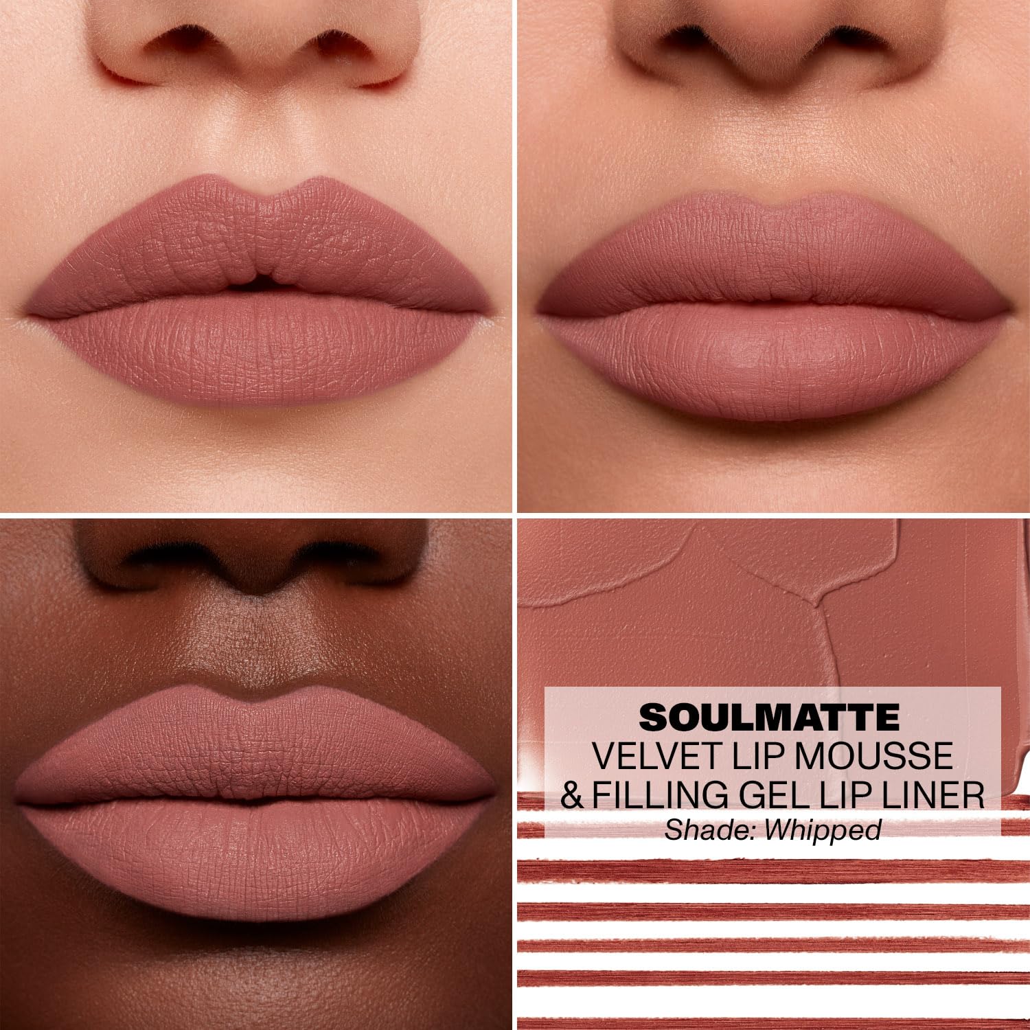 Morphe Soulmatte smudge-resistant finish stays put through meals.