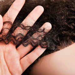MORRIS afro-mannequin head short curly hair for beginner styling practice