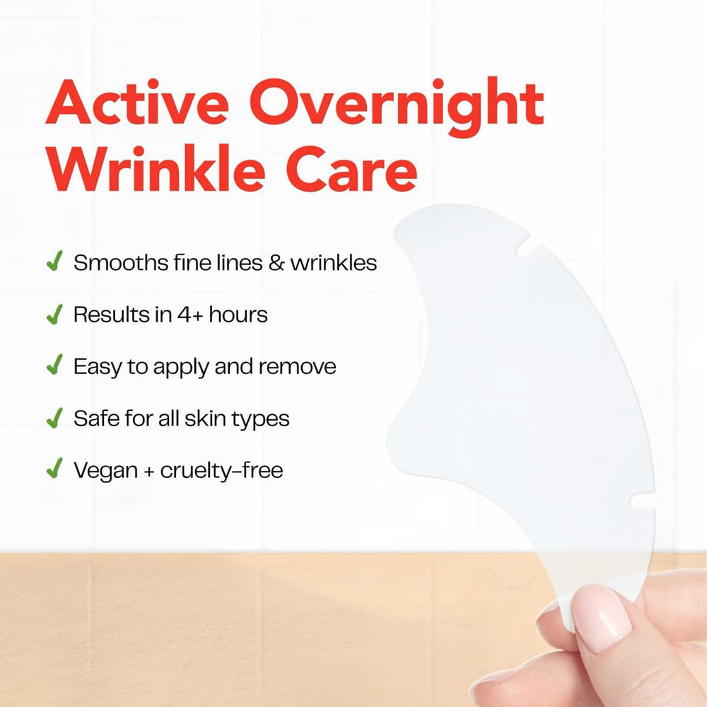 Morrow Beauty peptide-infused patch highlighting hyaluronic acid for hydration.