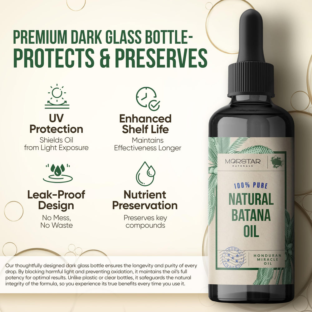 Morstar Batana Oil on towel-dried hair indicates deep hydration and frizz control.