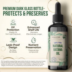 Morstar Batana Oil on towel-dried hair indicates deep hydration and frizz control.
