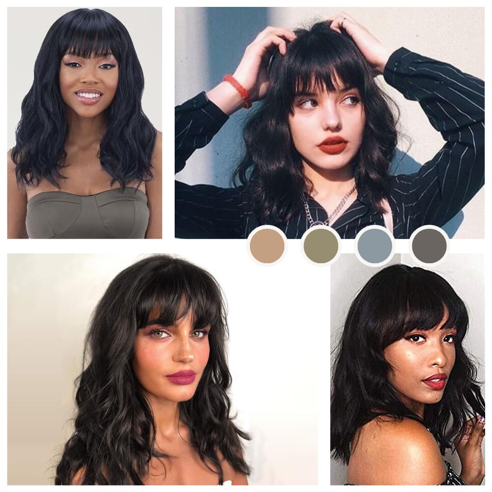 Morvally natural synthetic hair texture closeup highlights easy styling and low maintenance.