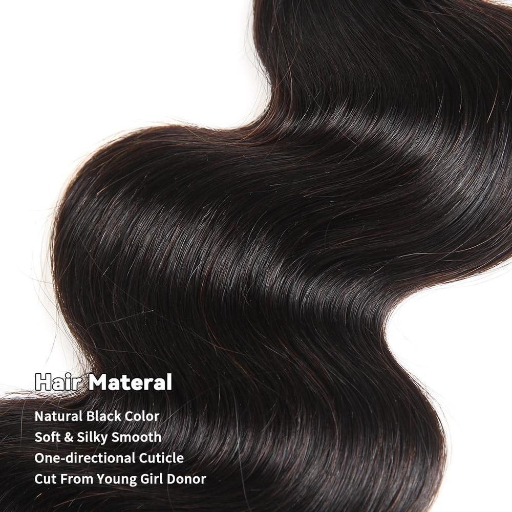 Mosari 15A raw hair bundles 24 inch body wave full-length look for versatile wear.