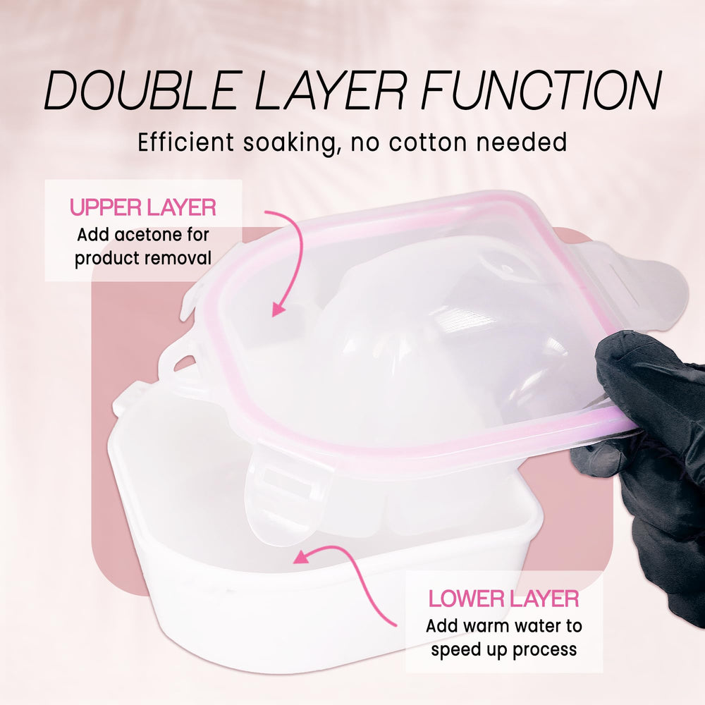 MosBug Nail Spa bowl side view demonstrates compact footprint for home or salon use.