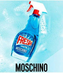 Moschino Fresh Couture packaging box showcasing authentic packaging
