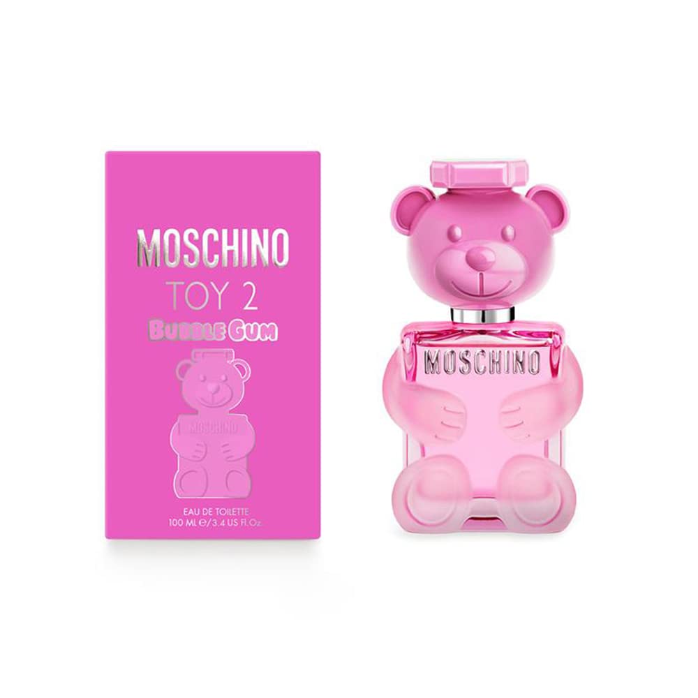 Moschino Toy 2 Bubble Gum EDT closeup cap detail highlighting design.