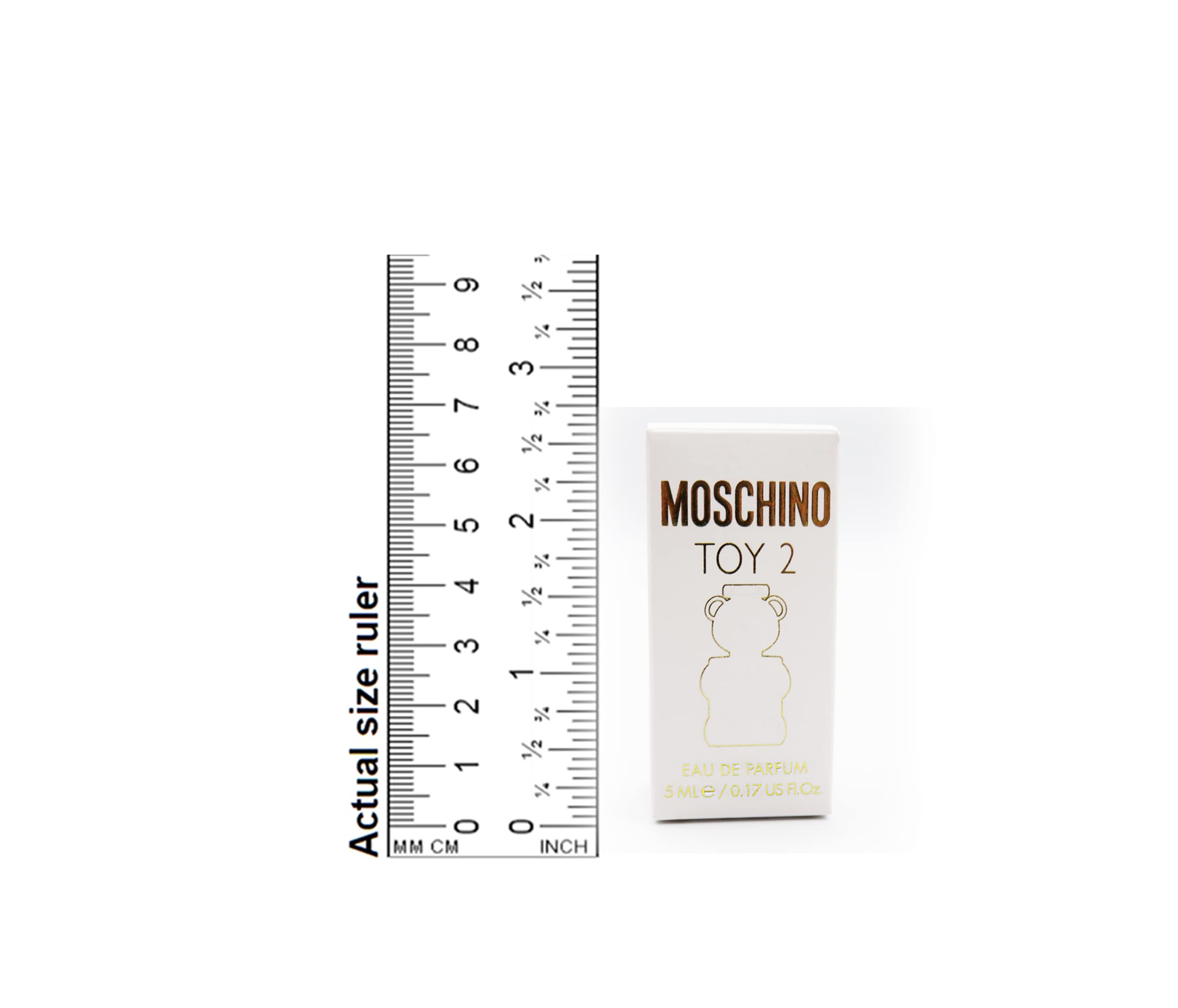Moschino Toy 2 Mini EDP lifestyle shot conveys playful luxury for evenings and social occasions.