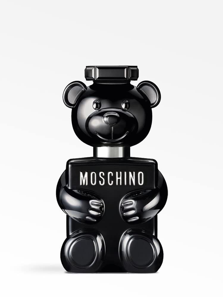 Moschino Toy Boy bottle cap close-up highlights luxury and minimalism