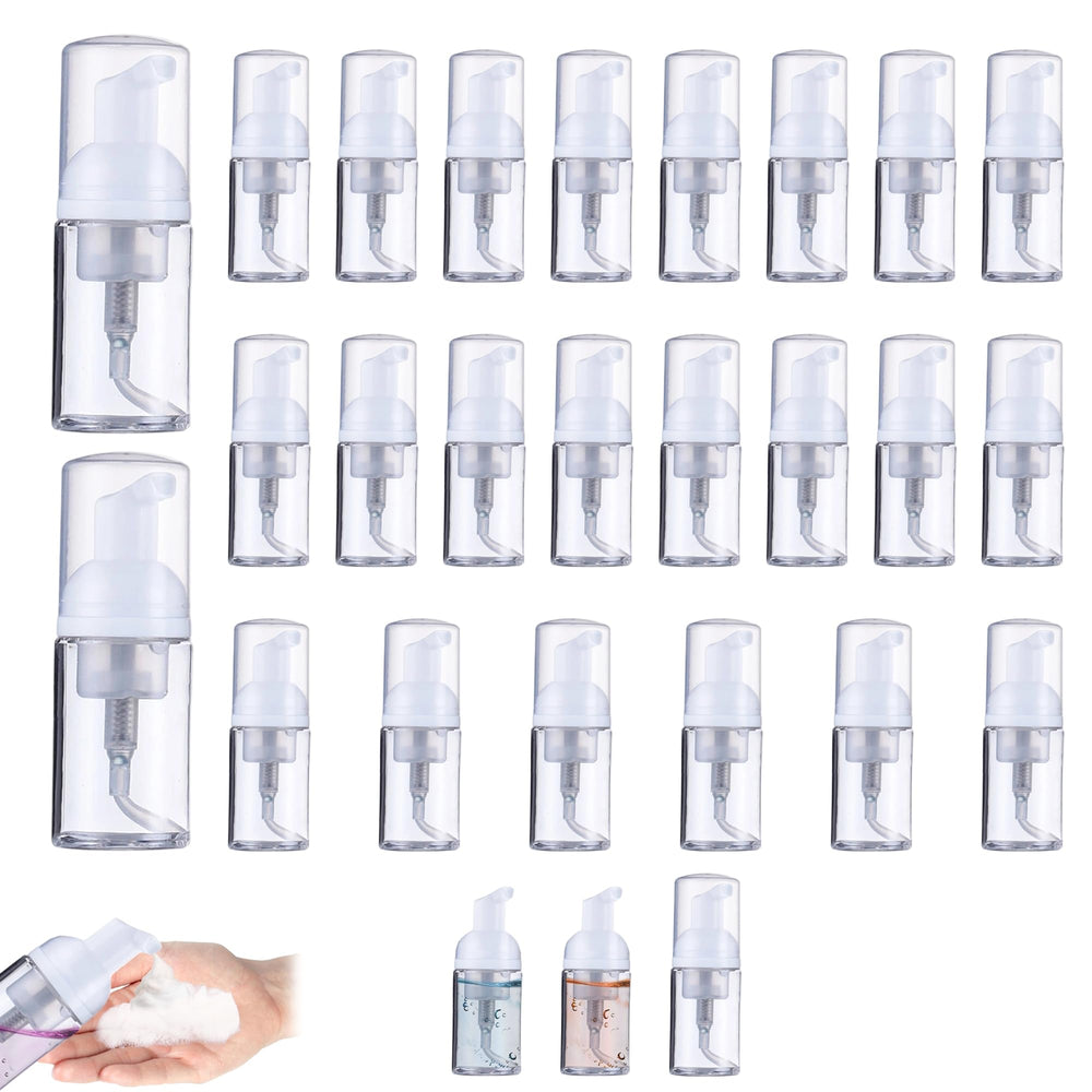 MOSIOBERDAVIAN 24-pcs foam bottle collection for travel