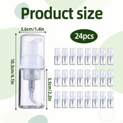 MOSIOBERDAVIAN 30ml clear foam pump bottle for on-the-go skincare