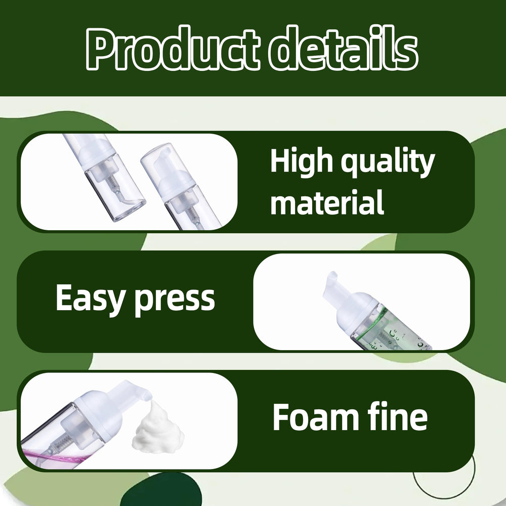 MOSIOBERDAVIAN leakproof foam pump bottle keeps liquids secure