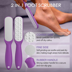 MOSRROU dual-sided callus remover provides precise exfoliation and smoothing.