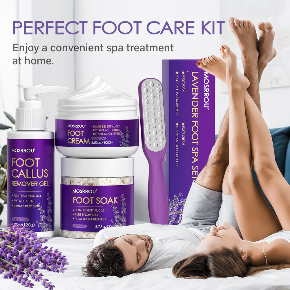 MOSRROU foot spa kit in-use image suggests an at-home spa day.