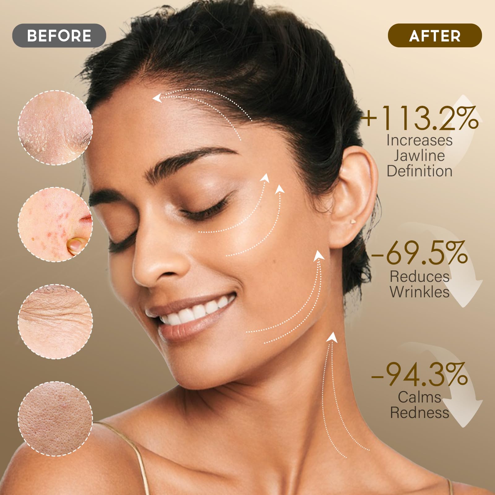 MOSRROU long-lasting moisturization delivers plump, hydrated skin after use.