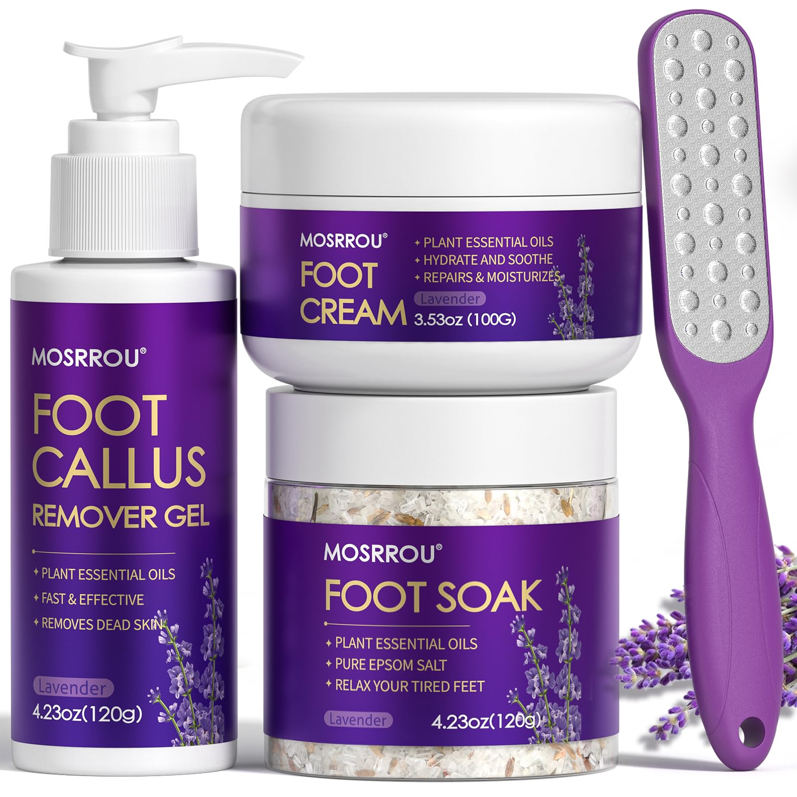 MOSRROU pedicure kit gift box ready for gifting and at-home foot pampering.
