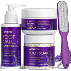 MOSRROU pedicure kit gift box ready for gifting and at-home foot pampering.