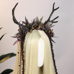 MOSTORY reindeer antlers accessory adds nature-inspired charm to elf, witch, or fairy cosplay