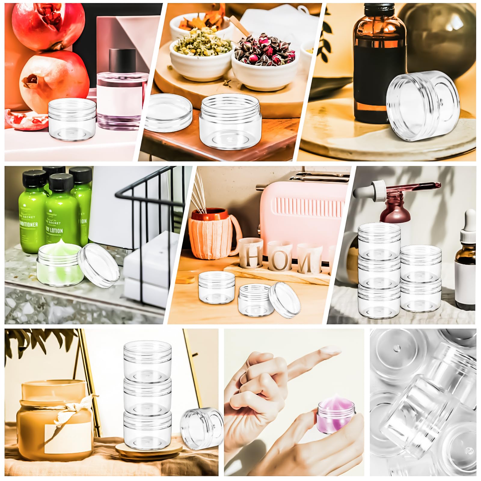 MotBach leak-proof lids seal securely, ideal for travel and diverse product types.