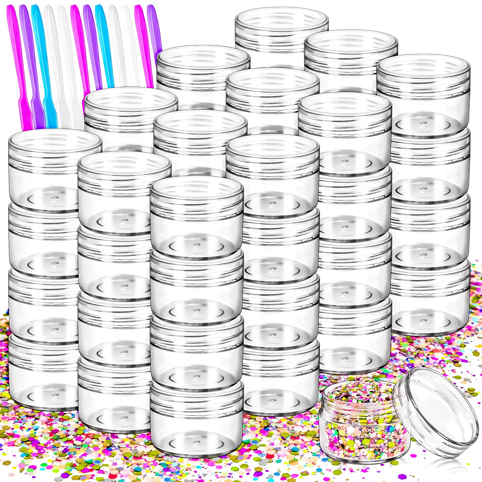 MotBach versatile jars suit creams, balms, lip products, scrubs, and more.