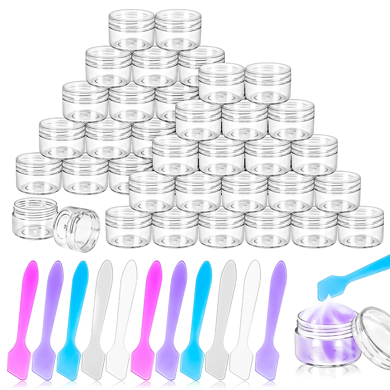 MotBach jars support quick, organized storage for teas, spices, paints, beads, or small parts.