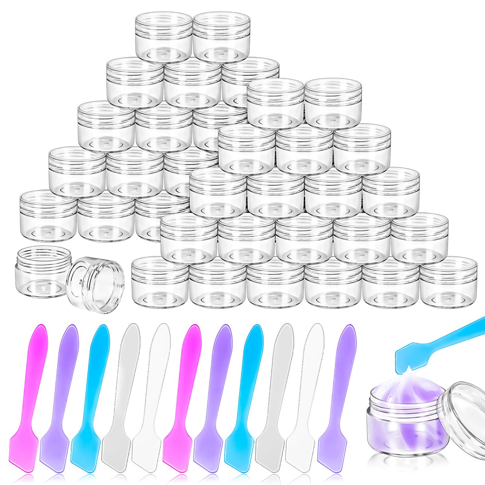 MotBach jars support quick, organized storage for teas, spices, paints, beads, or small parts.